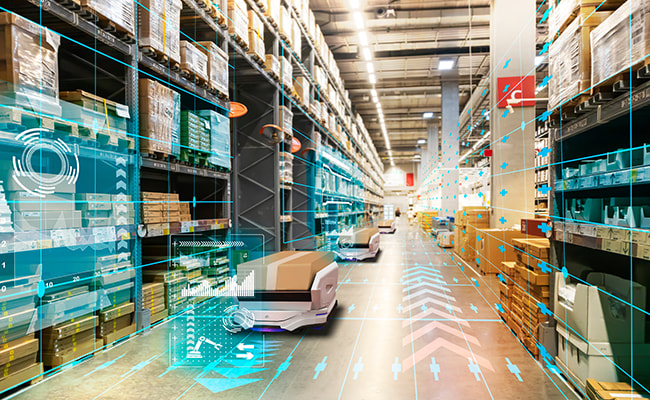 Software systems for warehouse automation